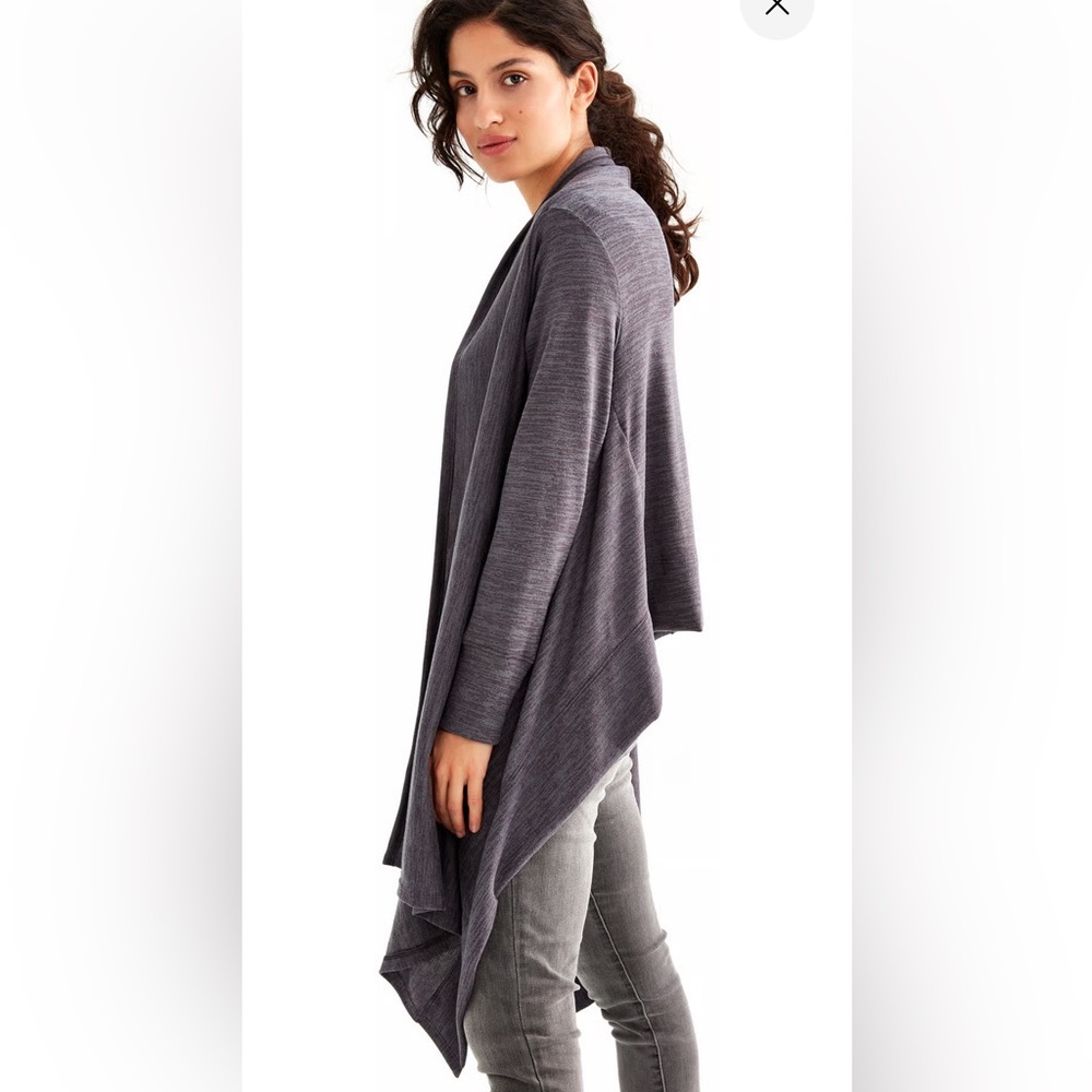Lole Women's Gray Cardigan Sweater - Picture 2 of 10